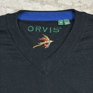 Orvis - 100% Merino wool sweater - Medium, black